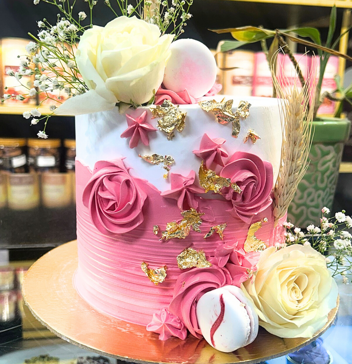 Roses Adorned Cake | Doon Memories