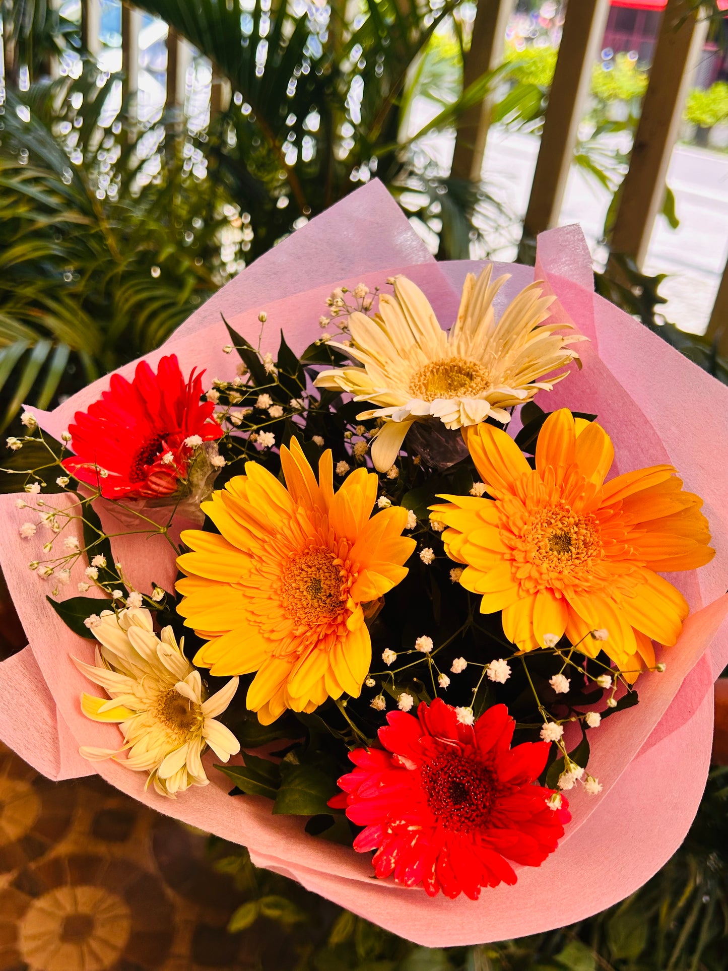 Vibrant Gerbera Delight Bouquet