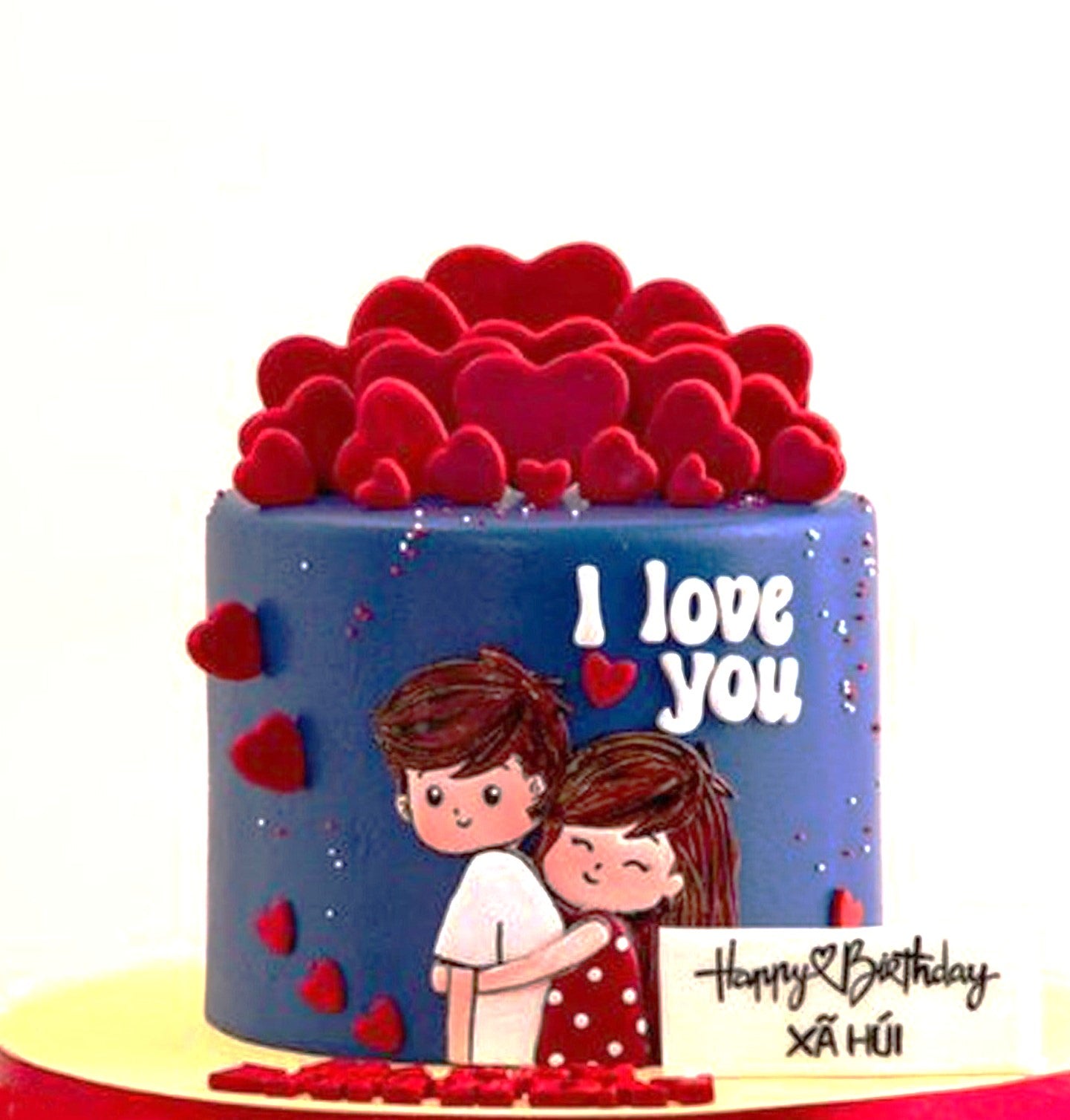 Beautiful Anniversary Cake