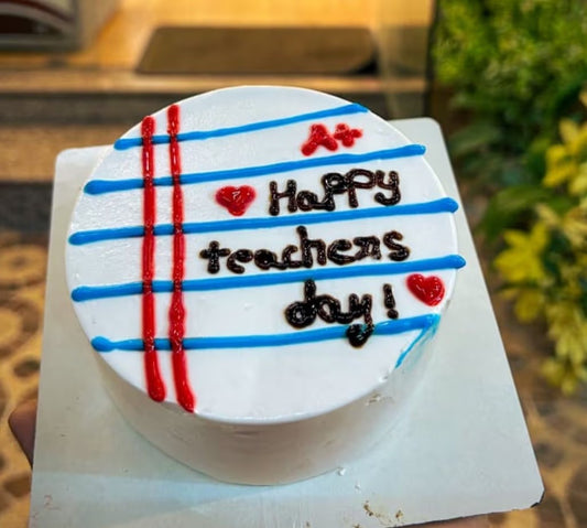 Buy Notebook-Themed Teachers’ Day Cake(450Gms) | Doon Memories