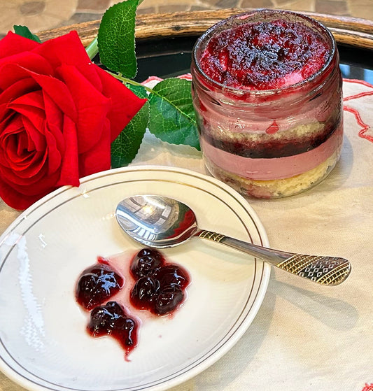 Blueberry Velvet Cake Jar 🫐