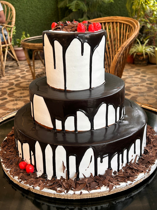Choco Drizzle Three-Tier Cake