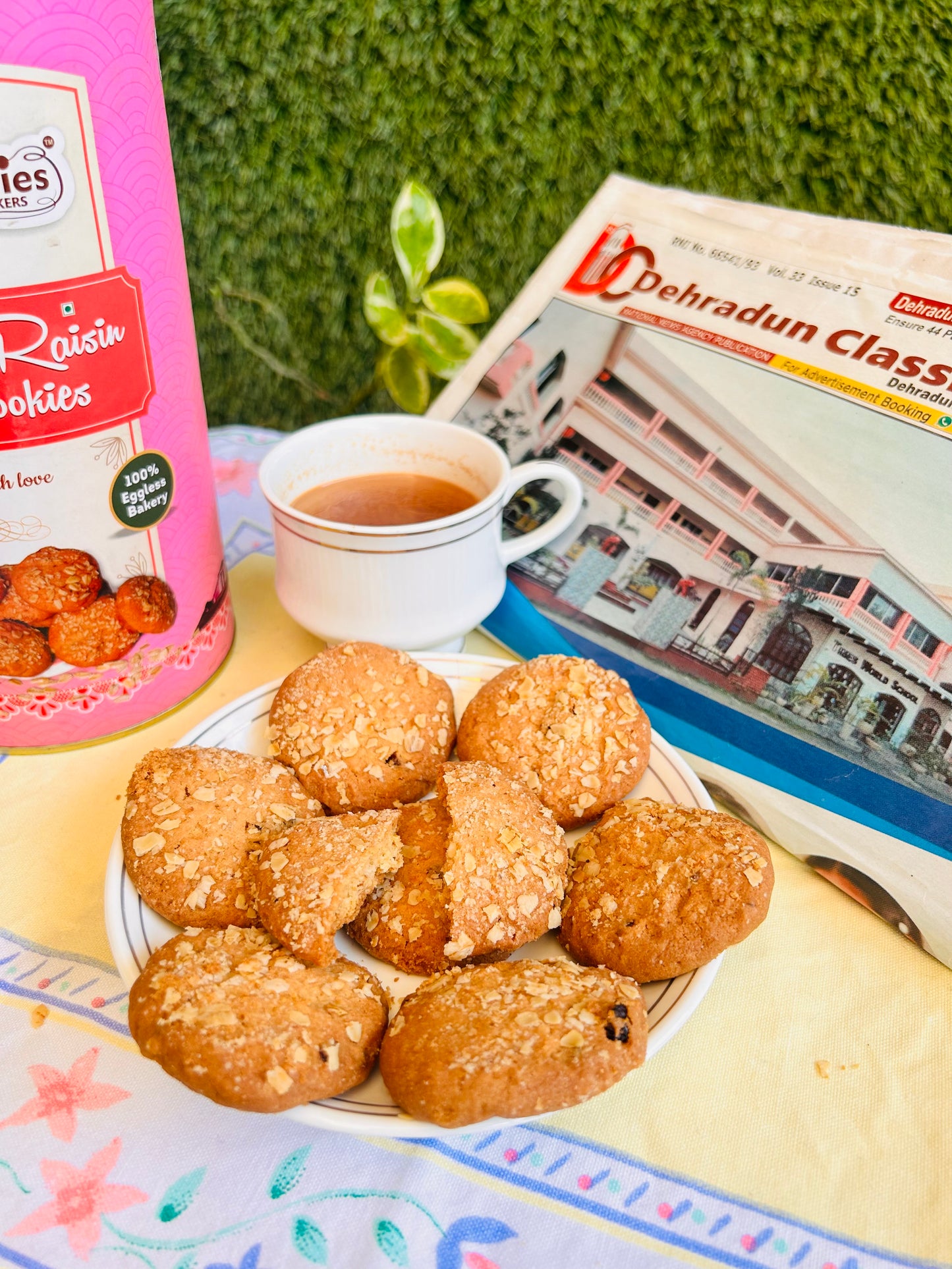 Oats Eggless Cookies – Wholesome Crunch in Every Bite