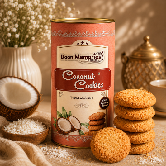 Premium Eggless Coconut Cookies: Tropical Delight in Every Bite