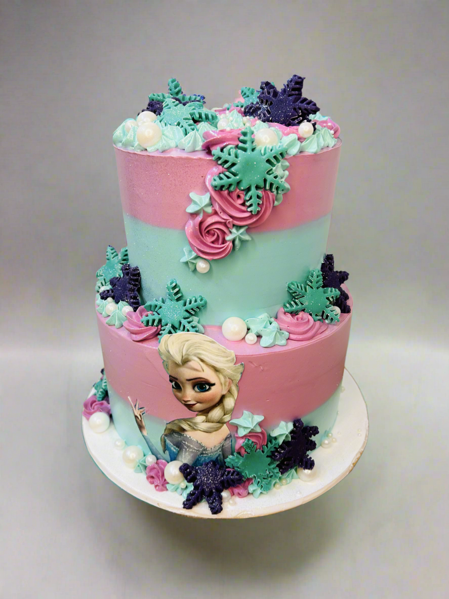 Delicious Frozen Fantasy Cake | Doon Memories 