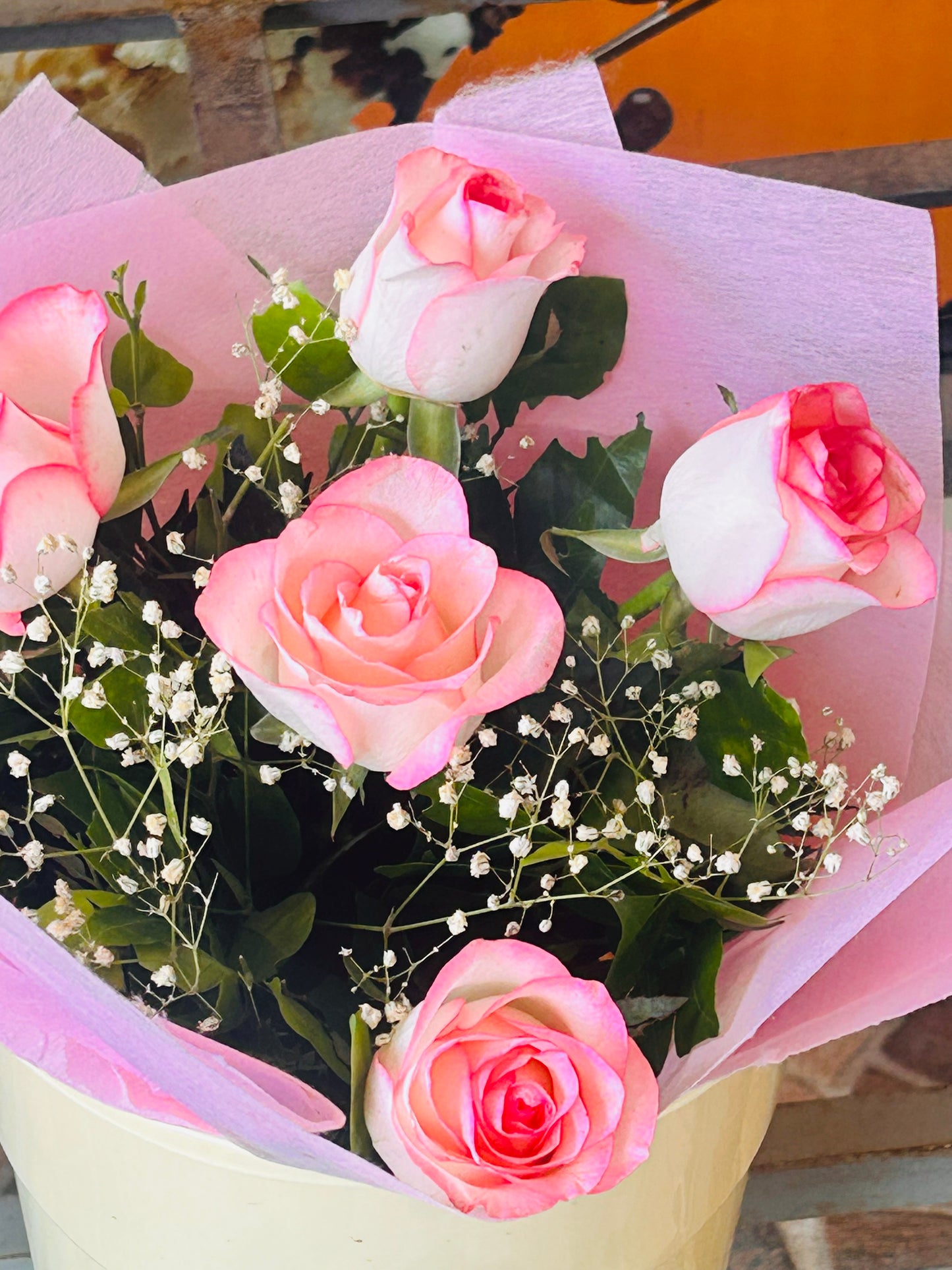 Blush Pink Roses Bouquet