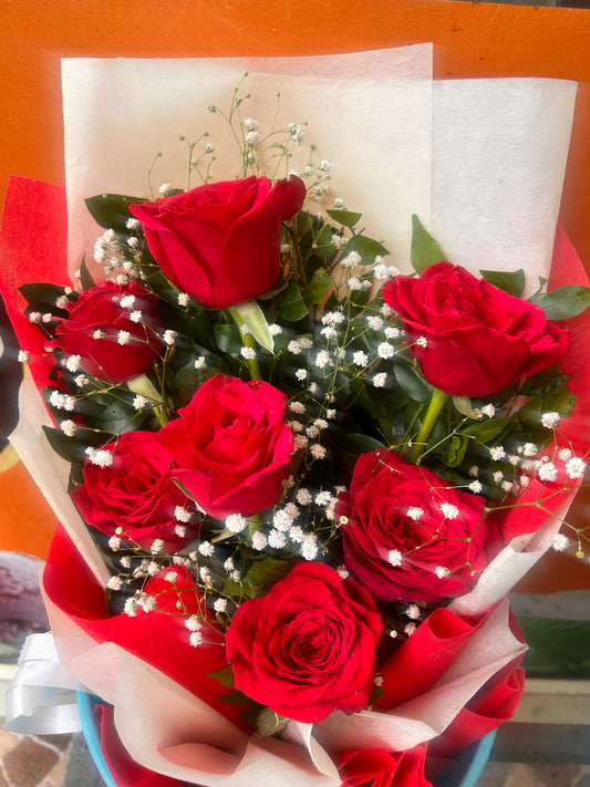 Radiant Red Rose Bouquet