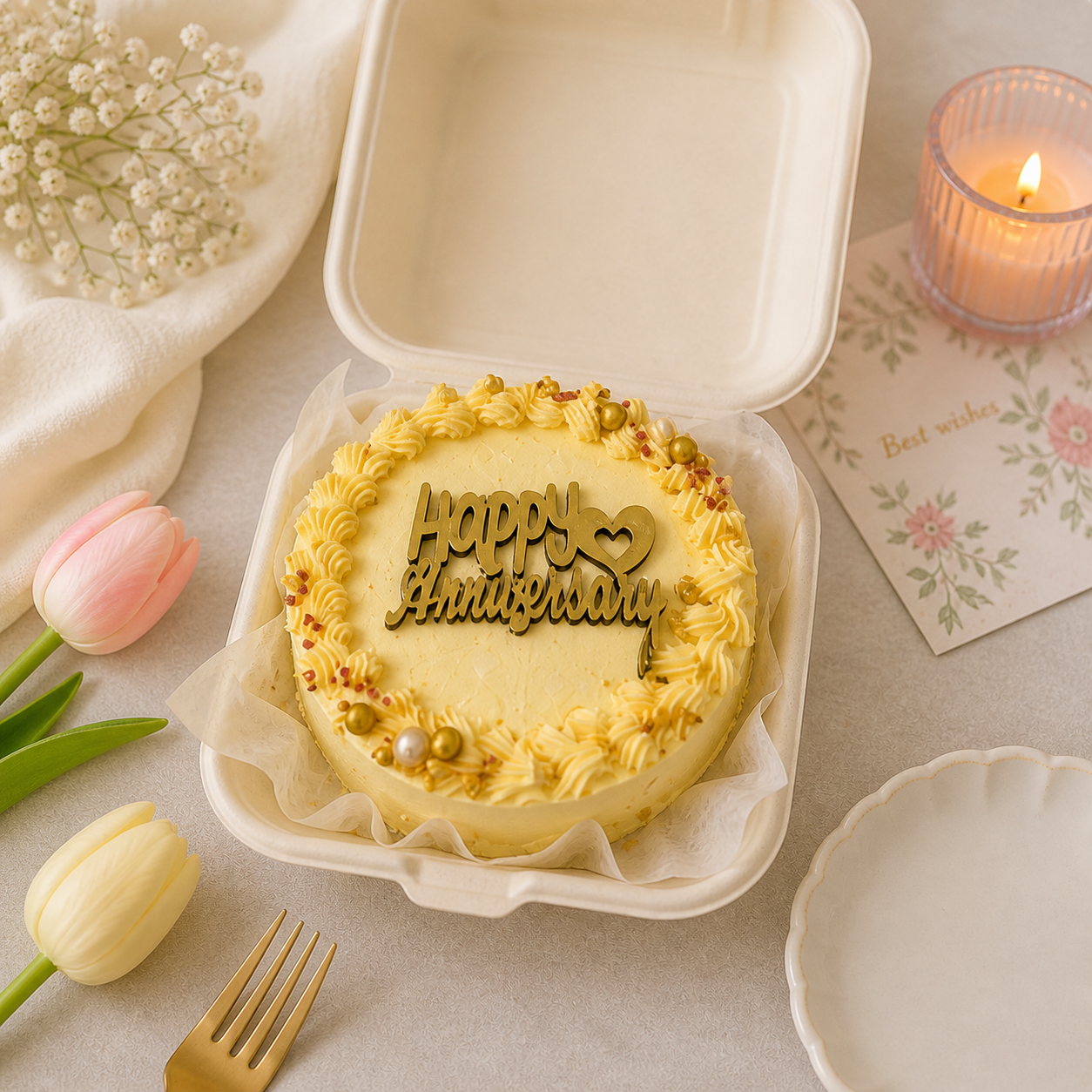 Bento Anniversary Cake