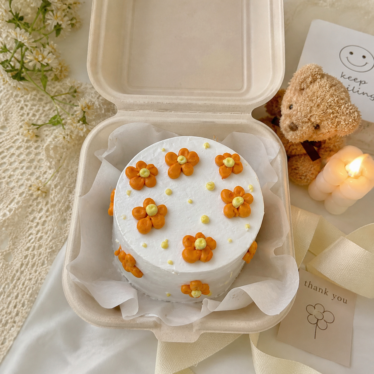 Bento Flower Cake