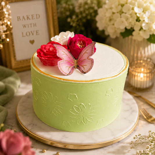 Butterfly Bloom Cake
