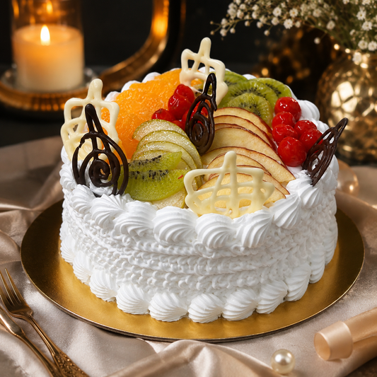 Exotic Fresh Fruit Cake