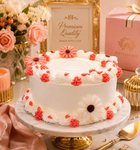 Blooming Daisy Delight Cake