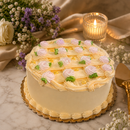 Golden Blossom Cake