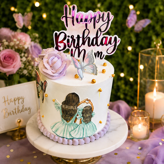Mom & Me Butterfly Bliss Cake