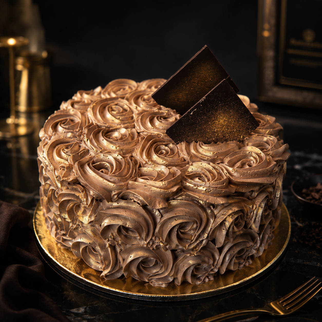 Chocolate Bloom Delight Cake
