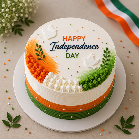 Elegant Independence Day Celebration Cake