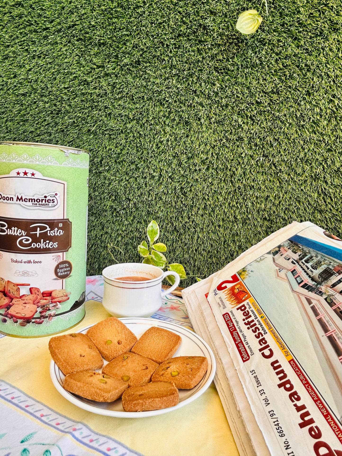 Pista Cookies-Eggless