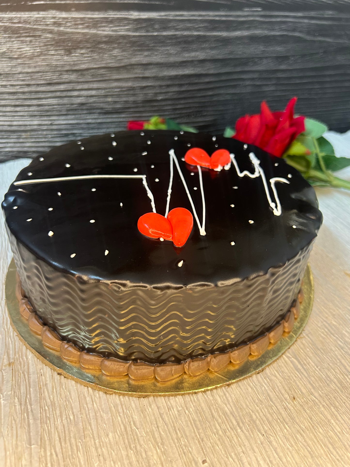 Dark Chocolate Cream Cake | Doon Memories