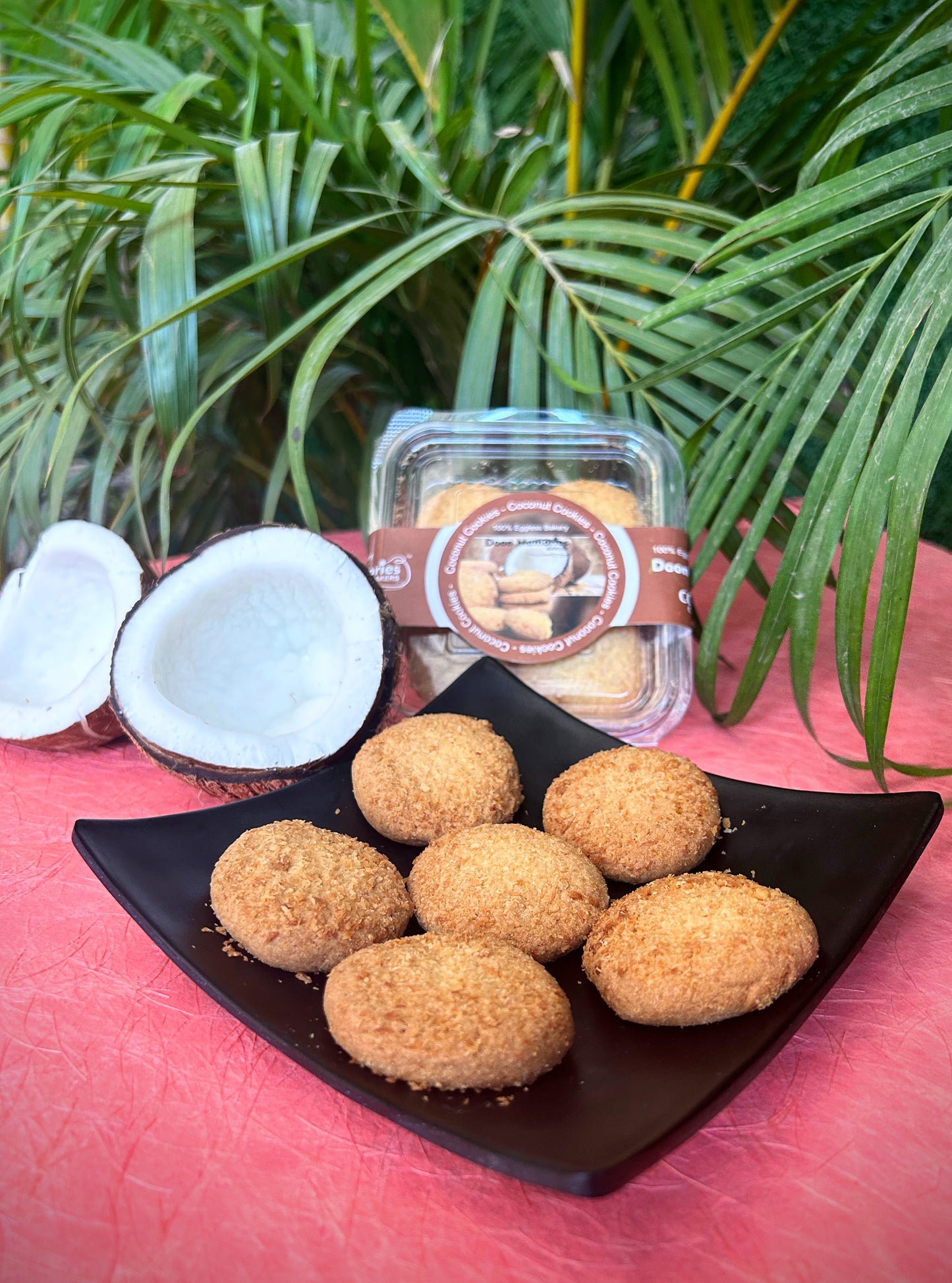 Coconut Cookies plate