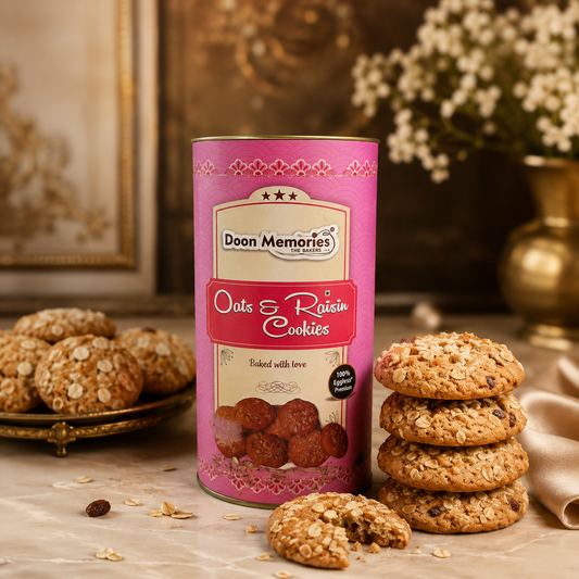 Premium Eggless Oats and Raisins Cookies: A Healthy Indulgence