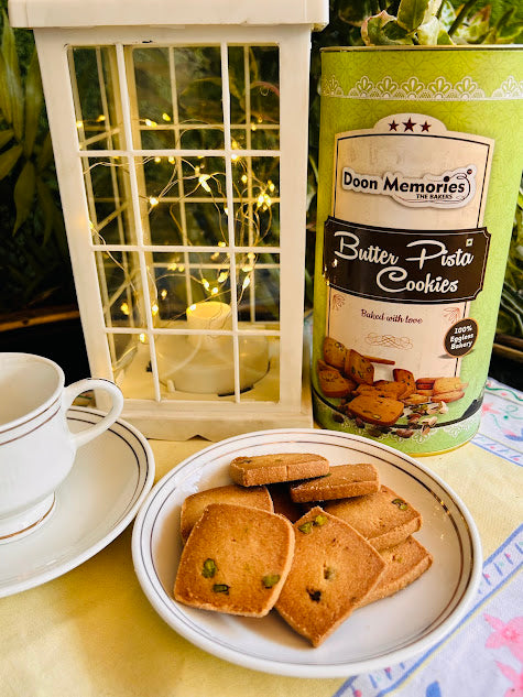 Premium Eggless Pista Cookies: A Nutty Delight