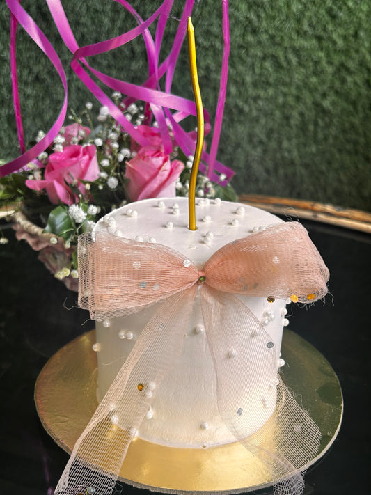 Pearl Elegance Mini Cake- Doon memories
