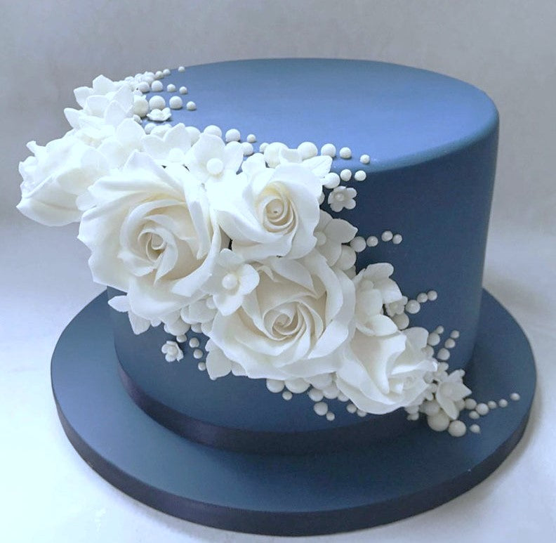 Sapphire Wedding Anniversary Cake