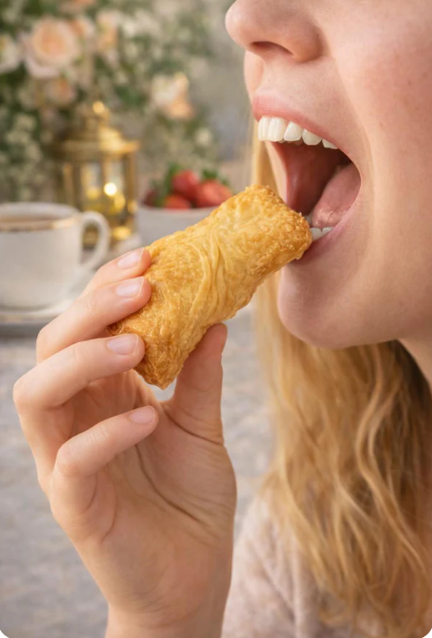 Crispy Butter Twisters (Eggless) Cookies