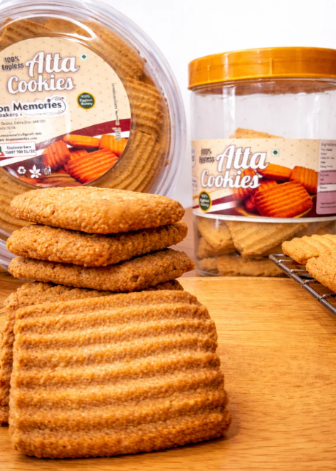 Premium Eggless Atta Cookies: A Wholesome Classic