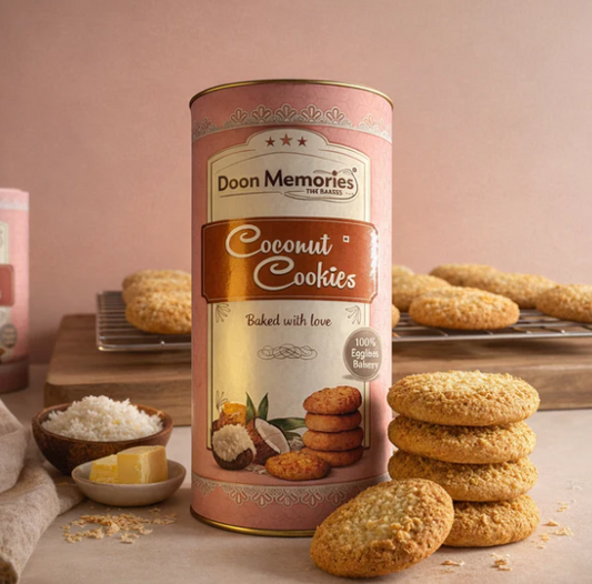 Premium Eggless Coconut Cookies: Tropical Delight in Every Bite