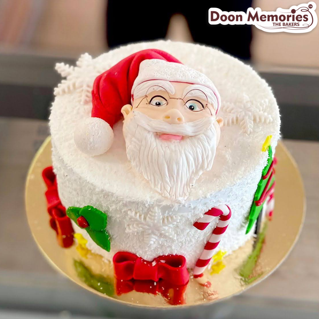 Order Santa Cake Online From Cake Palace,Narkatiyaganj