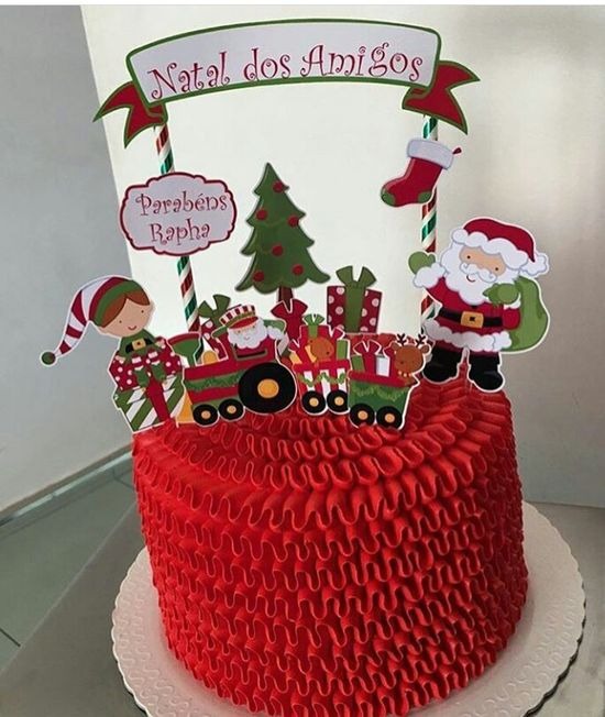 Christmas day cake (Red Velvet Cake)