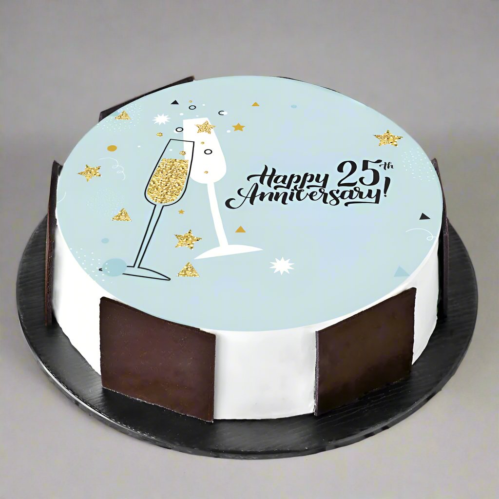 25th Anniversary Cake