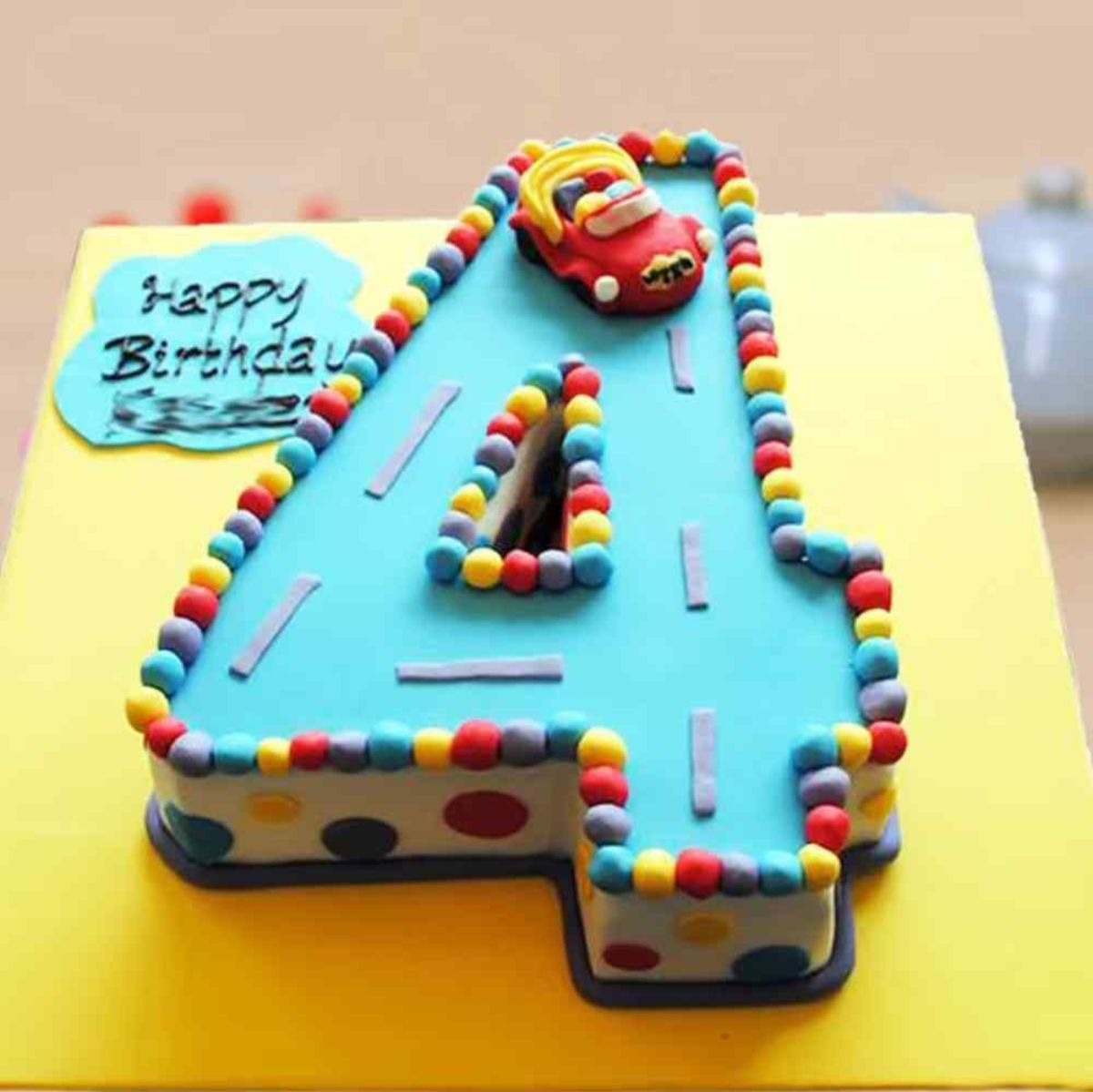 Number Cake - Organic and vegan number-shaped cake delivered to your home