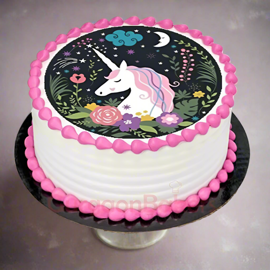 Unicorn Vanilla Birthday Cake | Doon Memories