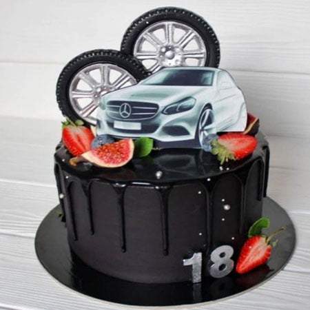 Chocolate Car Prop Cake