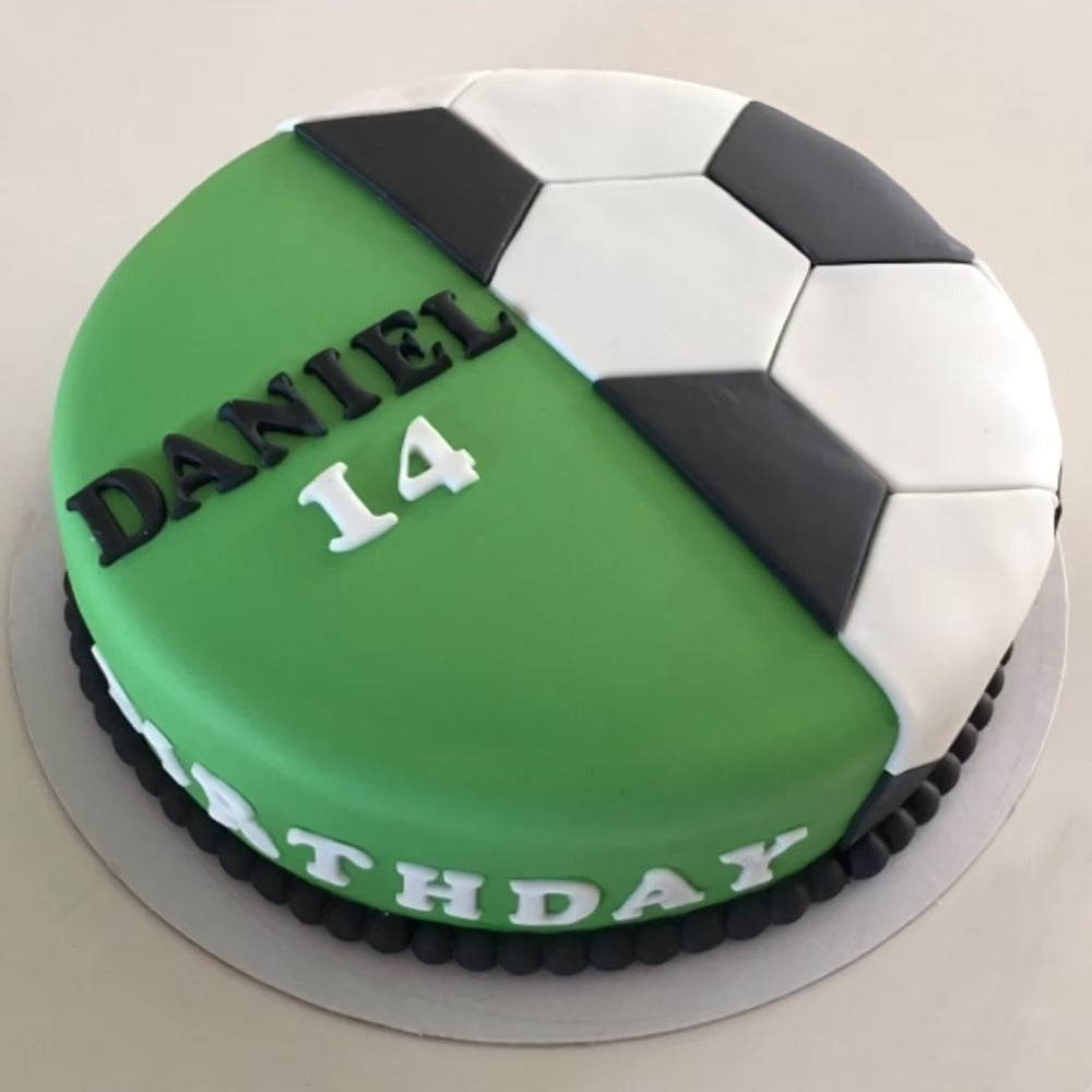 Football N Ground Fondnant Cake | Doon Memories