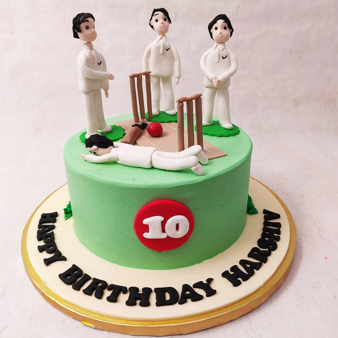 Cricket Birthday Cake