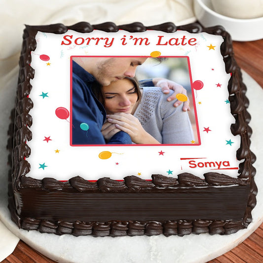 Sorry Photo Cake