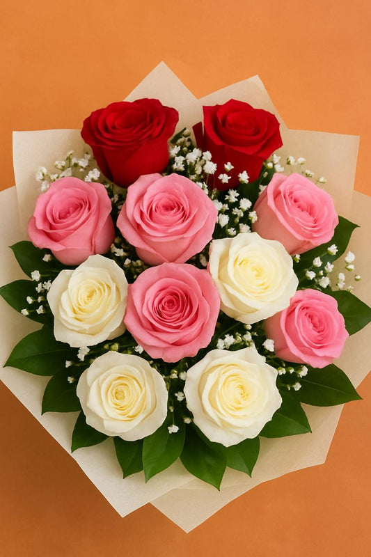 Elegant Harmony Rose Bouquet