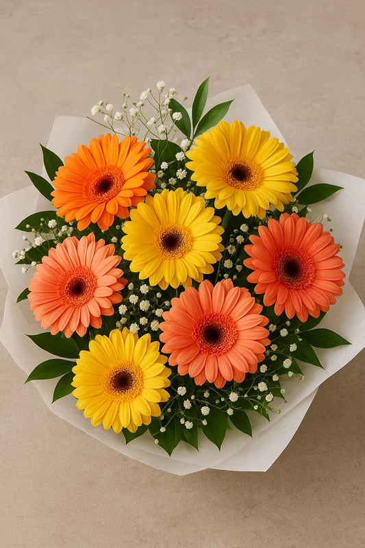 Vibrant Gerbera Bouquet