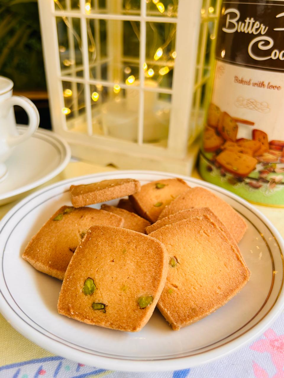 Premium Eggless Pista Cookies | Doon Memories