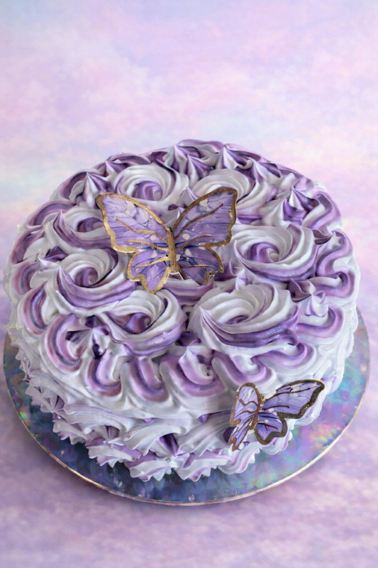 Blueberry Lavender Swirl Cake