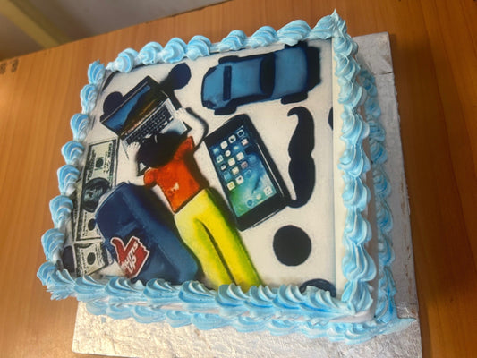 Workaholic Theme Cake