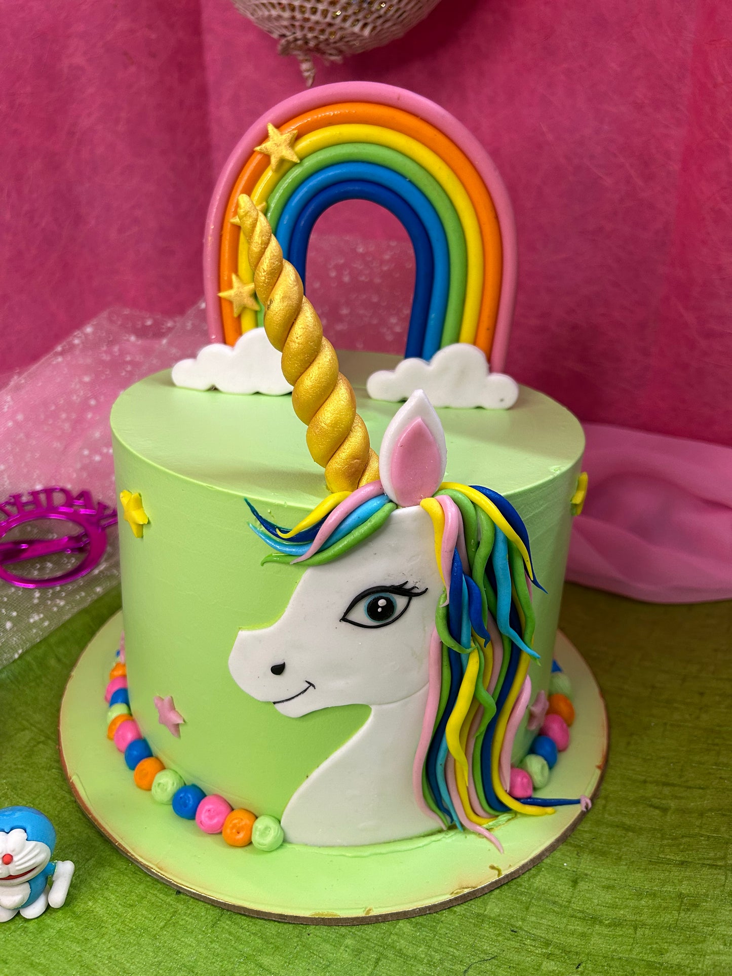 Colorful Unicorn Cake