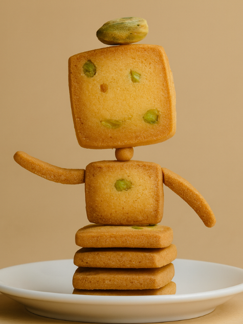 Premium Eggless Pista Cookies: A Nutty Delight