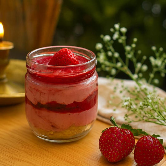 Strawberry Bliss Cake Jar