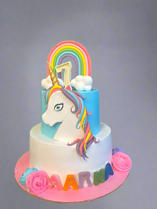 Unicorn-Themed Birthday Cake | Doon Memories