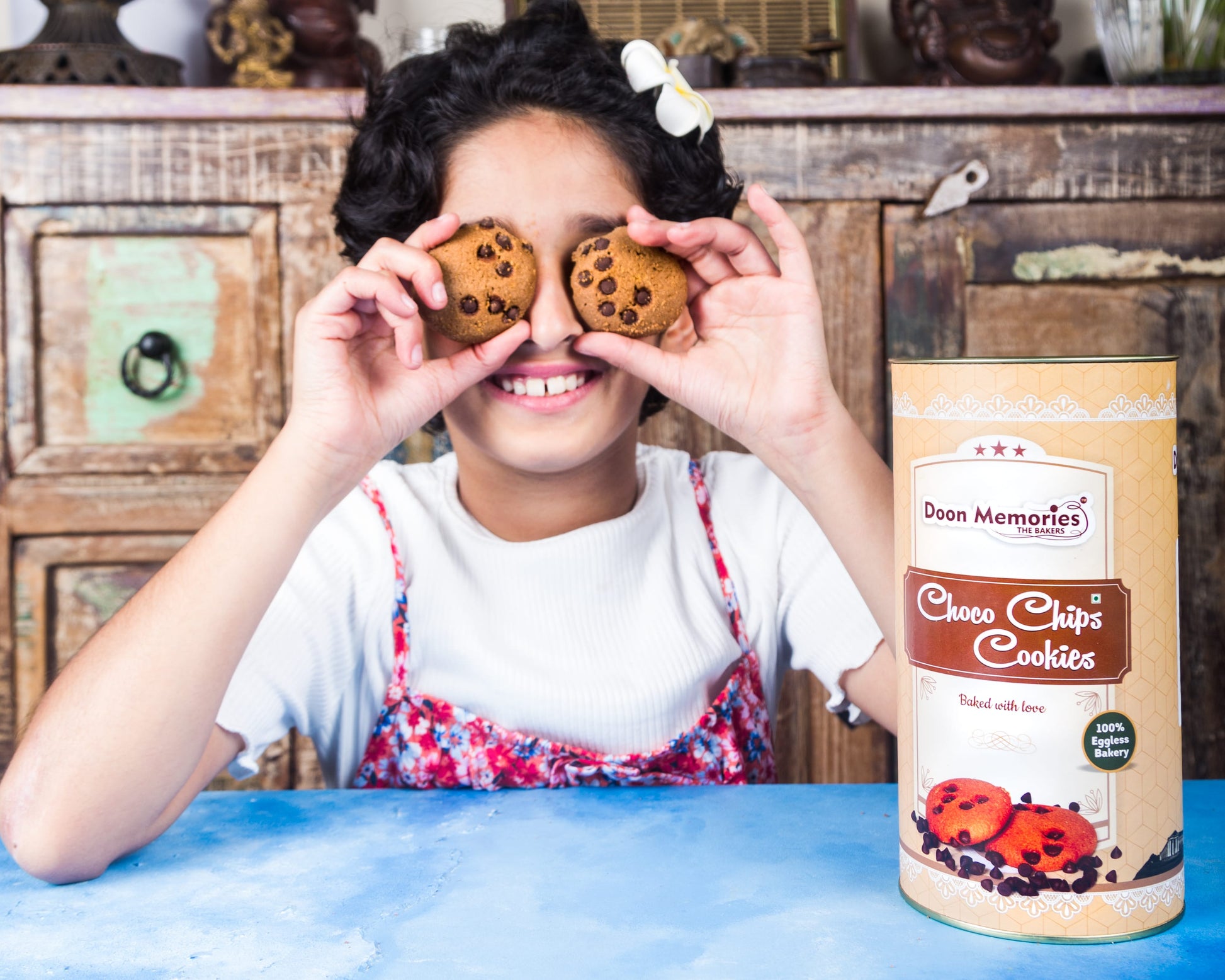 Buy Premium Eggless Choco Chips Cookies Online | DOON MEMORIES 