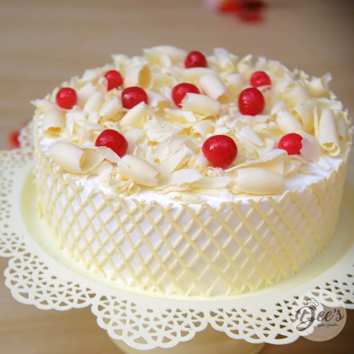 White Forest Cake - Doon Memories The Baker